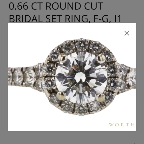 Diamond Wedding Set - Picture 2 of 3